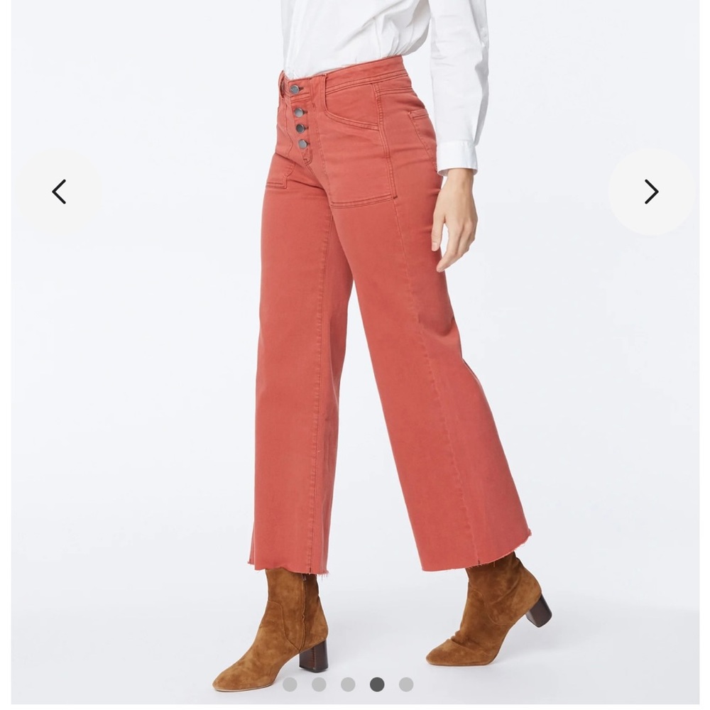 NYDJ Womens Teresa Trouser Ankle Jeans - Auburn Size:6 NWT